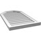 Ekena Millwork Octagonal Top Surface Mount PVC Gable Vent w/ 2"W x 2"P Brickmould Sill Frame, 20"W x 34"H GVPOT20X3403SN - alternate 5